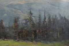 Beautiful Oil Painting „Mountain Landscape“ by Jan Sklenar (Czech, born 1931)