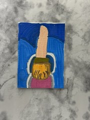 aceo atc original artist trading cards kids kahea gr8w8art beautiful blush