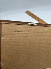 Vintage Watercolor Painting Log Cabin And Barn In Montreal Signed M Fick 1985