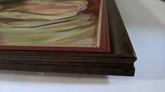 Vtg Painting Of the „Gypsy Girl“ by Frans Hals Framed 22-1/2″ X 26-1/2″