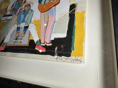 Fabulous Calipso # 2 Painting by Fabio Coruzzi Signed, Framed