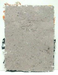 1990’s ABSTRACT LANDSCAPE „FALL MIST“ W/C L SALANDER Sd Infamous Artist/Dealer