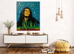 Bob Marley ! Painting ! Hand Painted! Artwork! Art! Wall Art ! Rasta ! Reggae