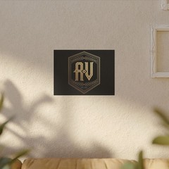 Quiet Luxury Crest Canvas Wall Art | Quiet Luxury Gift
