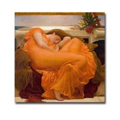 Flaming June by F. Leighton Gallery-Wrapped Canvas Giclee Art (24 in x 24 in)