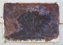 Stars and Eucalyptus Watercolor Impressionism John Kilduff 7″x10″