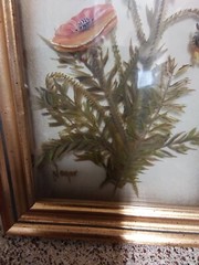 Rare Find Edmond Nogar signed and numbered glass painting 7×6×11/4 thick