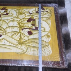 Original HAITIAN ART OIL ON Board BY FAMOUS ARTIST LAURENT CASIMIR 21″ x 29″