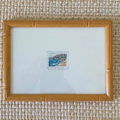 Original Watercolor Painting Seaside Beach Theme Framed Signed Fran Ritchie Yost