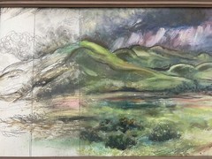Vintage Landscape Oil Painting “Bear Canyon NM 1966” Art Demo by Bill Rakocy
