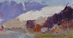 Instant, 40×17 cm, Cardboard, Painting by Shandor Alexander
