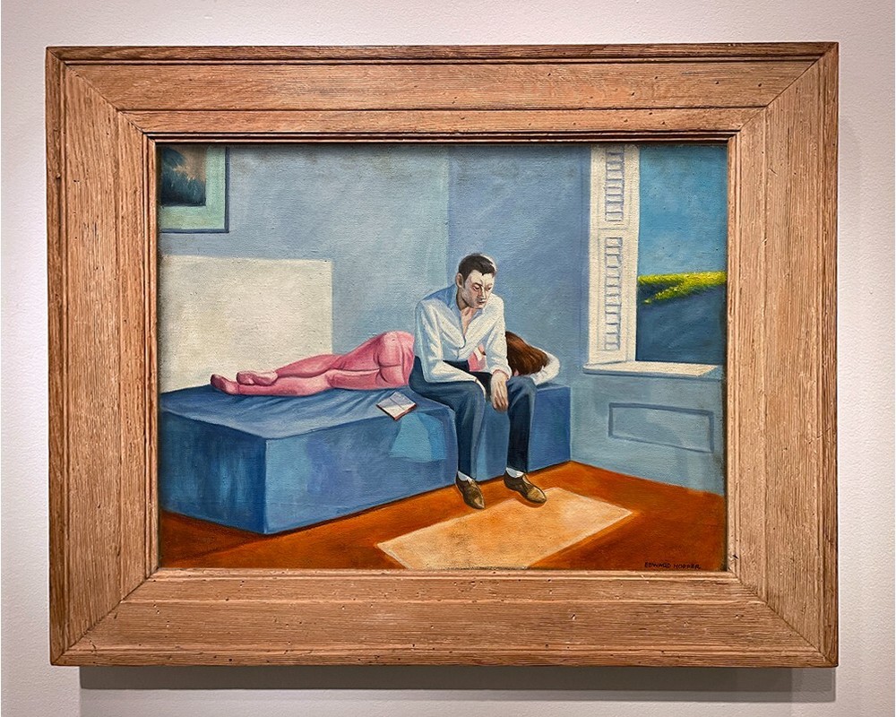 Edward Hopper Painting – Americana art – Benton – Grant Wood