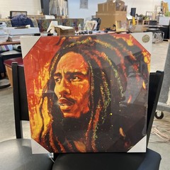 Stephen Fishwick Limited NewEdition „Bob Marley Up In Smoke“ Giclee Canvas,SALE