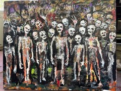 24×30” acrylic painting. art by Tim ozman, Signed Original