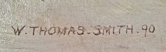 Listed Artist William Thomas Smith (1865-1936) Signed Oil On Canvas 1890