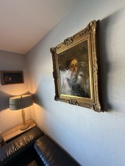 ANTIQUE 19TH CENTURY ENGLISH EUROPEAN OIL PAINTING OLD BRITISH PORTRAIT UK 1800s