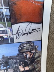 ANTHONY DOUGLAS Lithograph Signed Limited Edition 9/11 USMC Pentagon~141/2001~