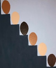 Hand Painted Acrylic Abstract Art by Fran Bernholz – (1) 16″x20″