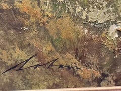 S Lobau Framed Oil Painting 44X32