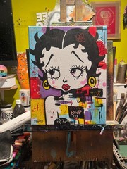 Faris Art-Boop-11×14 Neo Expressionism Original Artwork on Canvas