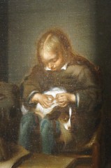 Gerard ter Borch (II) (1617-1681), boy fleeing his dog, copy after, around 1700