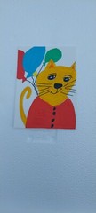 G.A.Titan Impressionism Painting Abstract Cat Expressionism Whimsical Animals