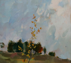 Oil painting Storm Ukrainian painter Canvas Decor Unframed original landscape