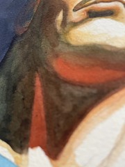 Superman painting BATman Painting- Justice League Alex Ross painting wonder wo