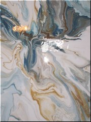 Abstract Painting RESIN Canvas Wall Art Large Framed SIGNED US ELOISExxx