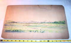 1897 Watercolor Painting , Conanicut Island ( Jamestown , Rhode Island )
