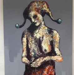 Mixta On Canvas By Joel Oliva cuban art 110×200 Cm Titulo :Nostalgia 2025