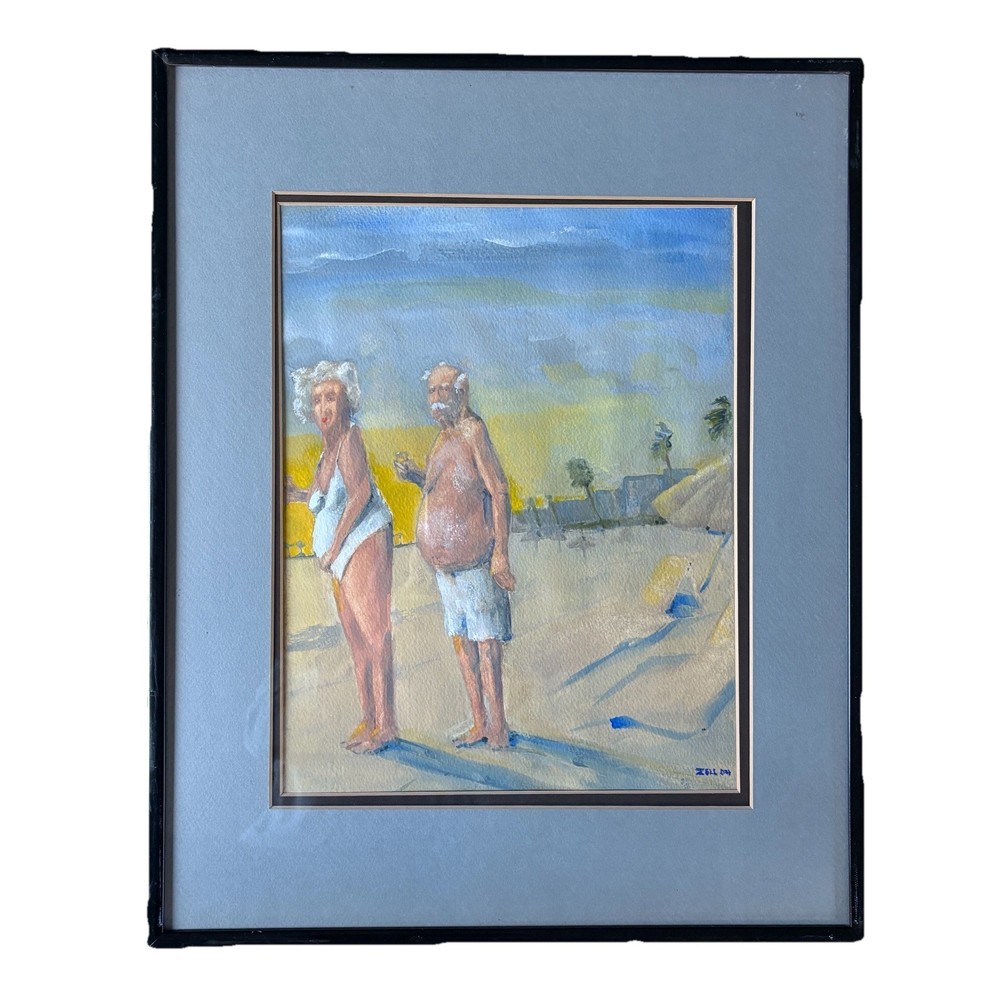Original Watercolor Painting “ Florida” Signed Peter Zell