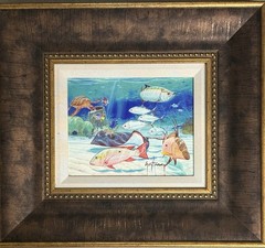 Guy Harvey “patrol reef” Digital multiple on aluminum through dye sublimation