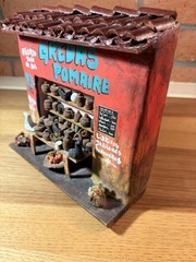 Chilean Fine Folk Art Miniature Tienda / Grocery Store Scene -“Ollas Y Platos”