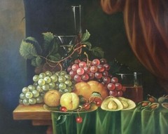 Original Oil Painting The Still Life #1 16 x 20 Inches