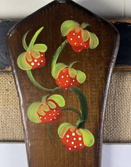 Vintage Welcome Annette Stark Hand Painted 27″ Wood Plaque in Acrylics Folk Art