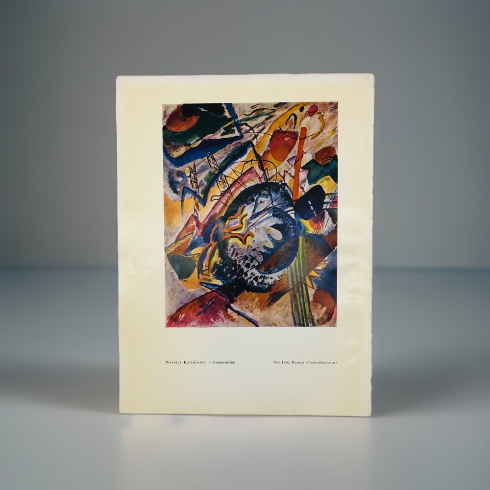 Vtg Composition Painting Art Print Wassily Kandinsky Art Reproduction MCM 6”