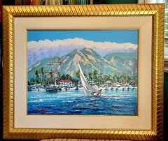 „Moana Makani“ by Kerry Hallam, enhanced serigraph limited edition on canvas