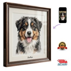 Custom Pet Portrait From Picture Custom Dog Portrait Custom Pet Portrait Pet