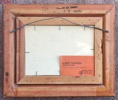 Albert Blaisdell Framed Watercolor Painting “The Chinese Camp Church”