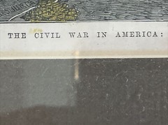 1862 Map,Illustrated London News, Civil War In America,Virginia,Richmond