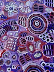 Dulcie Long Pula. Authentic Aboriginal Art. Incl, COA, Photo’s.Beautiful detail