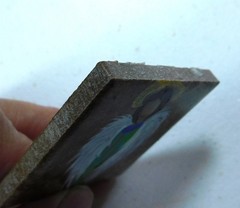 Guardian Angel Light Being on Ceramic Tile Magnet Art by Rain Crow