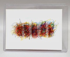 ACEO 2.5 X 3.5 “ Art card print of Brain Storm Cloud ATC