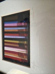 Avner Ofer Vietnam Silk Curtains Abstract Rendition Painting