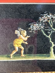 PAIR ROBERTO SCOGNAMIGLIO Listed Artist „POMPEI LA CORSA“ WATERCOLOR PAINTINGS