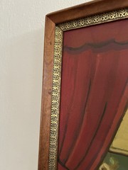 Hawaiian Painting By ETHEL ROEHRIG, expensive Martin & MacArthur Koa wood frame
