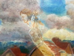 No.: 382 expressionism oil painting artwork painting oil painting city portrait