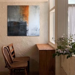 Wall Art Abstract Textured Hand-Painted Oil Paintings on canvas blue cx015