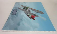 Raymond Waddey Painting USMC Grumman F3F-2 Biplane Signed Ken Jernstedt, 18″x24″